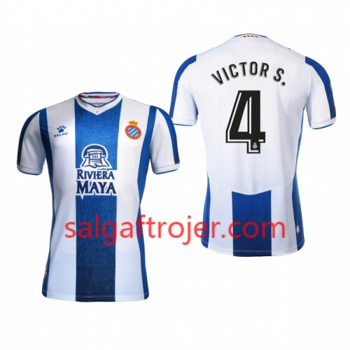 RCD Espanyol Fodboldtrøjer Victor Sanchez 4 Hjemmebanesæt 2019/20 Kort ærmer RCD Espanyol Fodboldtrøjer Victor Sanchez 4 Hjemmebanesæt 2019/20 Kort ærmer